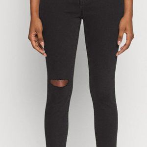 HIGH RISE CROPPED SKINNY JEANS COTTON ON SIZE 4